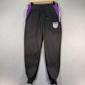 Sacramento Kings Ultra Game‎ Sweatpants Jogger Mens Small Black NBA Basketball